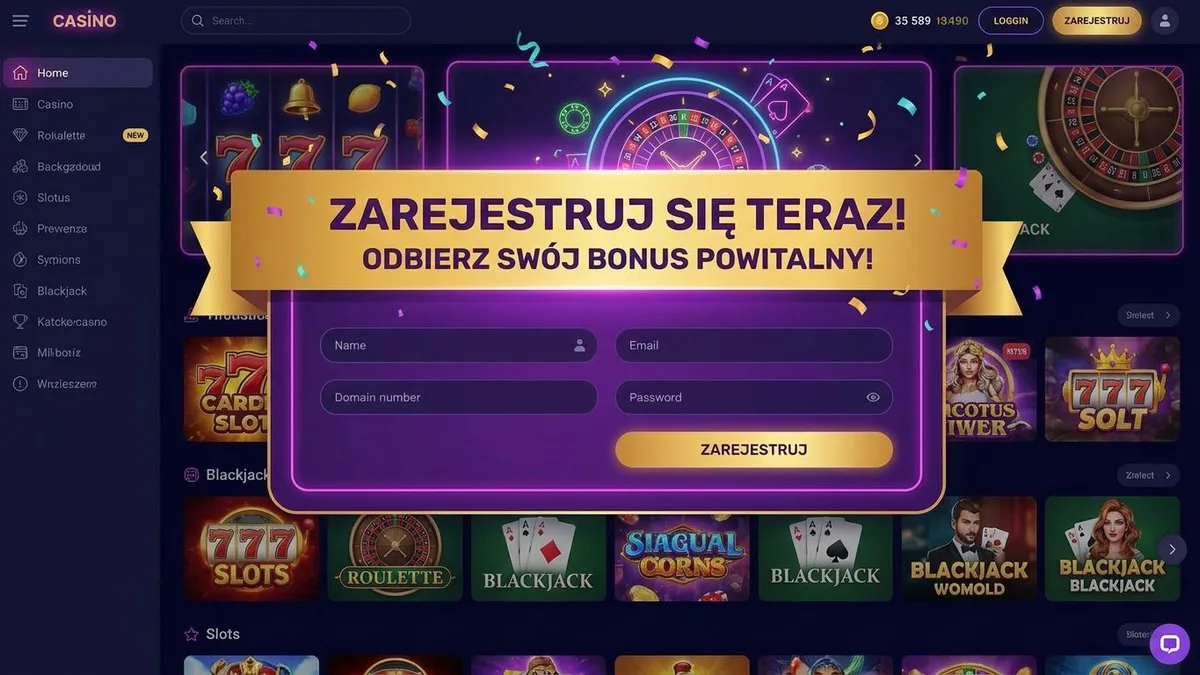 Rejestracja z bonusem